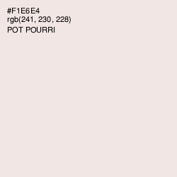 #F1E6E4 - Pot Pourri Color Image